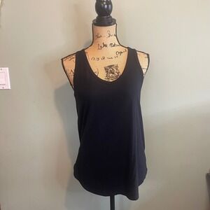 A.N.A a new approach black racerback tank top‎ womens size medium